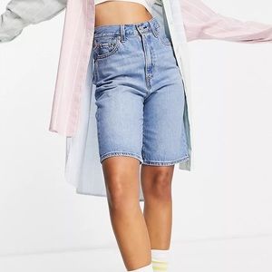 LEVIS HIGH LOOSE BERMUDA WOMEN'S SHORTS SIZE 27
